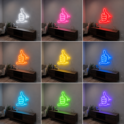 Game Room Wall Decor Home Bar LED Neon Sign color grid