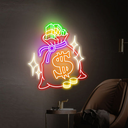 Game Roomstore Versatile Dollar Money Neon Light - Shineneon