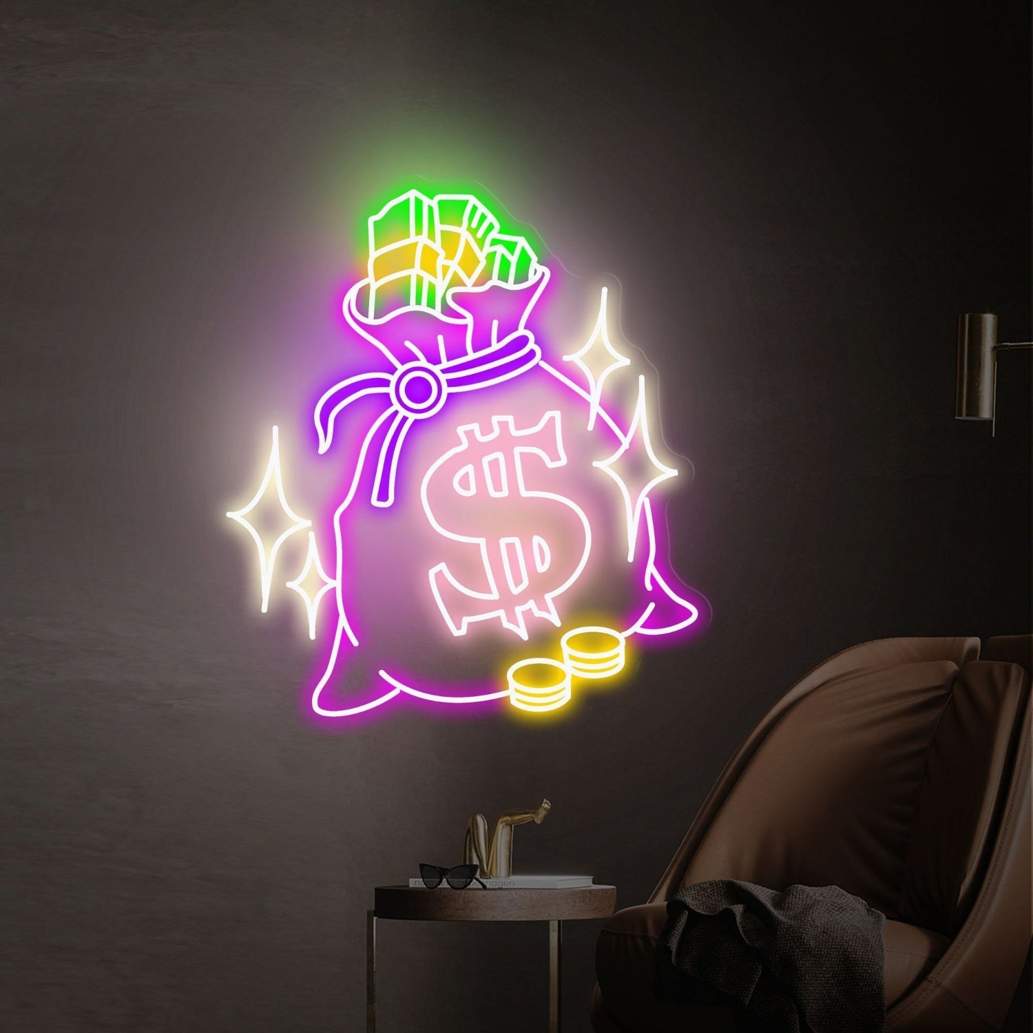 Game Roomstore Versatile Dollar Money Neon Light - Shineneon