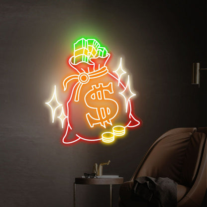 Game Roomstore Versatile Dollar Money Neon Light - Shineneon