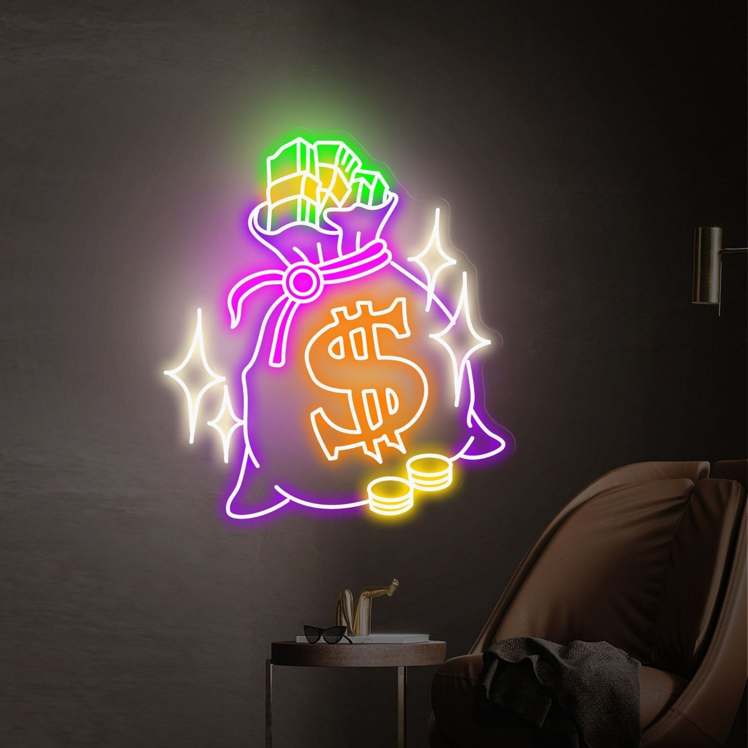 Game Roomstore Versatile Dollar Money Neon Light - Shineneon