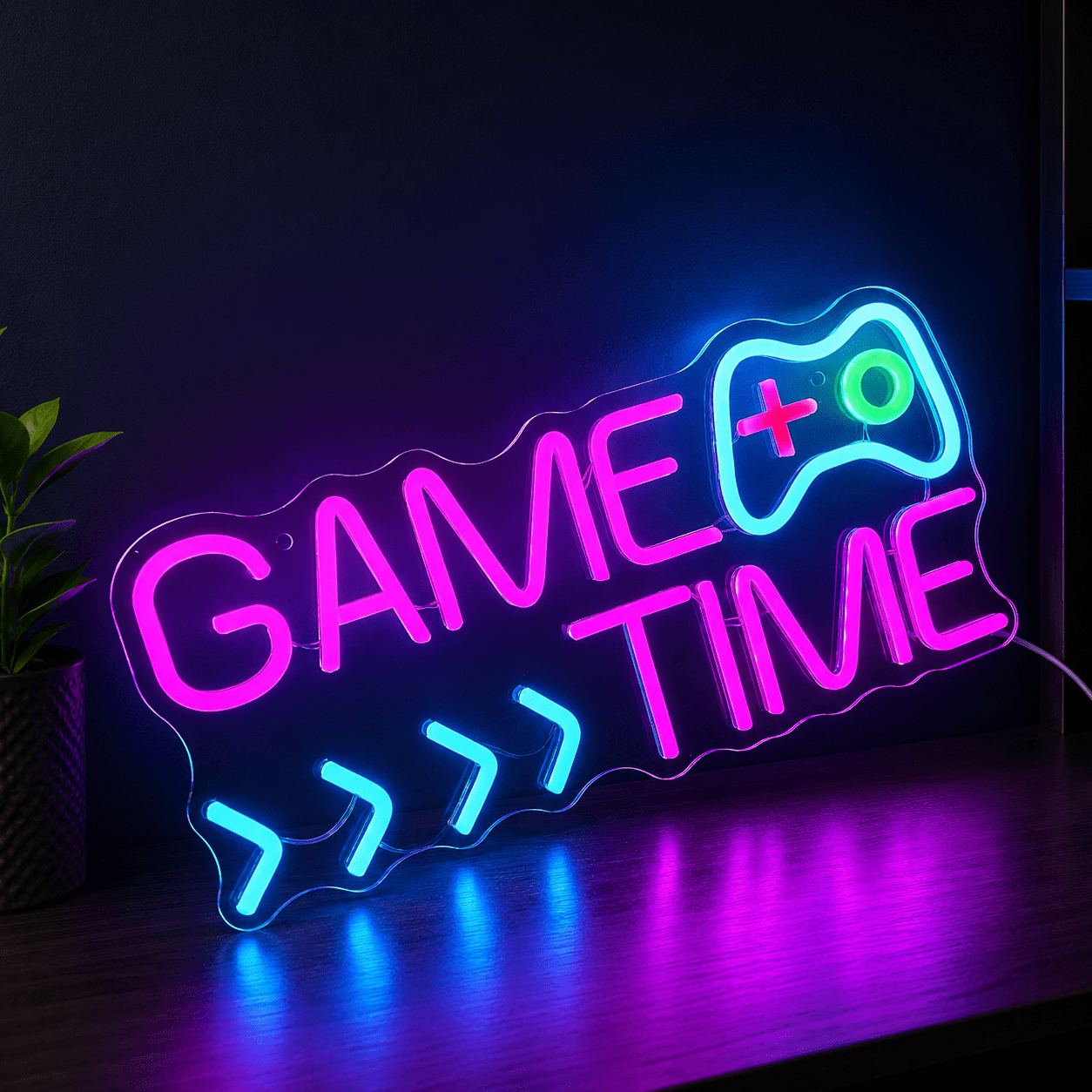 Game Time LED Neon Sign - Shineneon