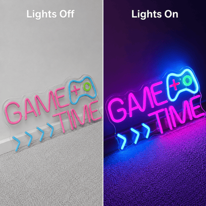 Game Time LED Neon Sign - Shineneon