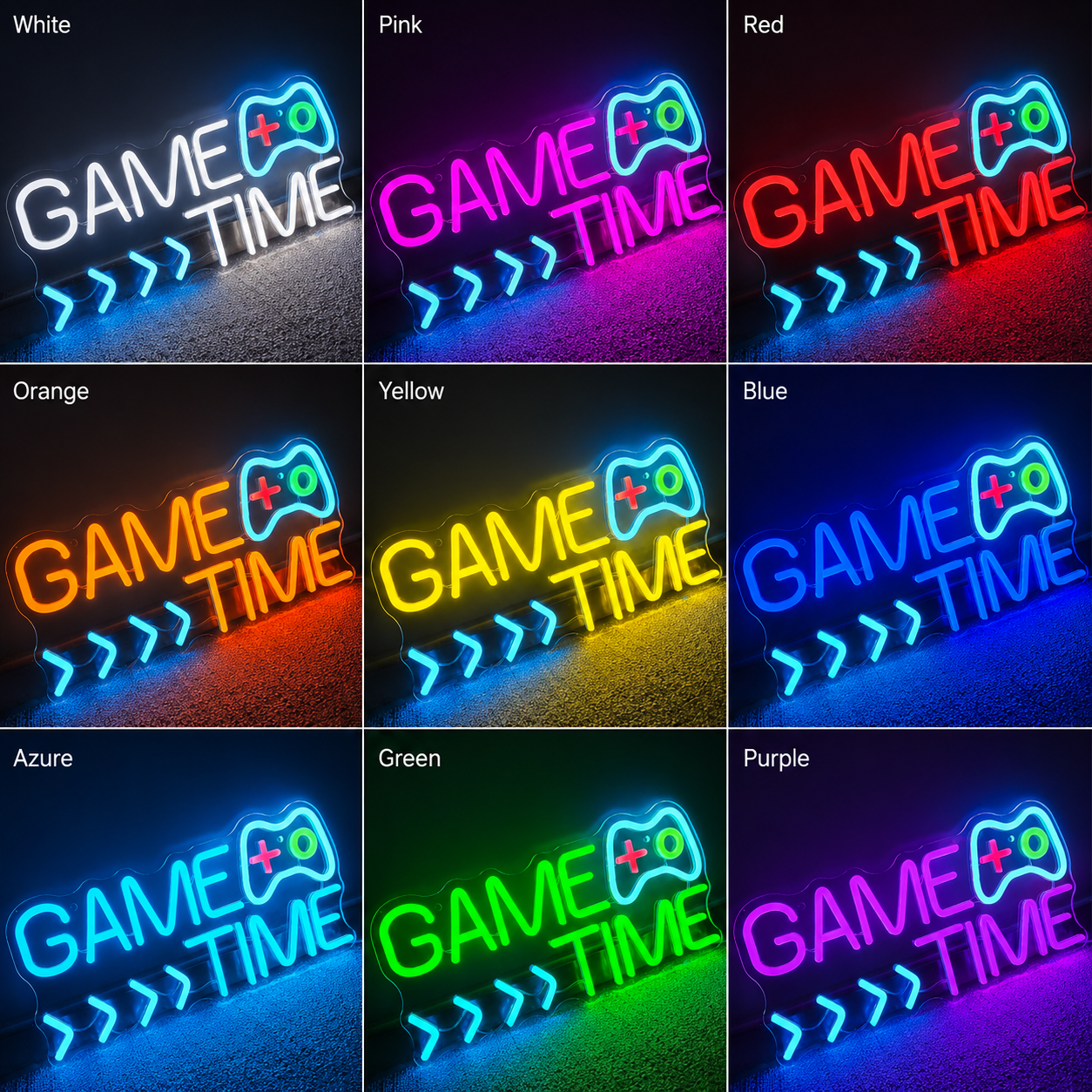 Game Time LED Neon Sign - Shineneon