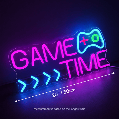 Game Time LED Neon Sign - Shineneon