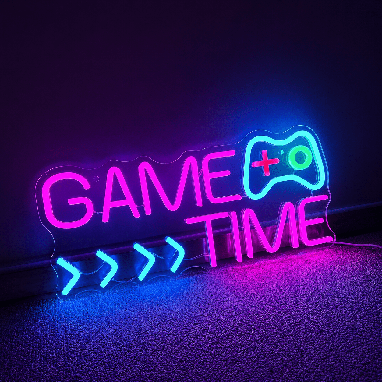 Game Time LED Neon Sign - Shineneon