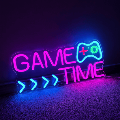 Game Time LED Neon Sign - Shineneon