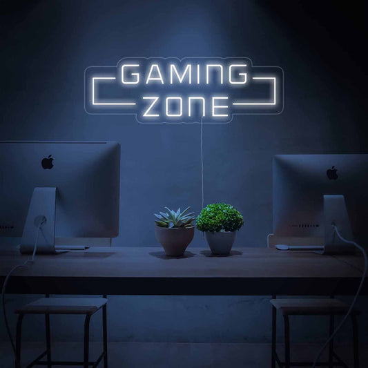 Game Zone Game Wall Art Led Neon Sign For Game Room