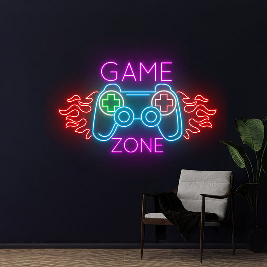 Game Zone Neon Sign