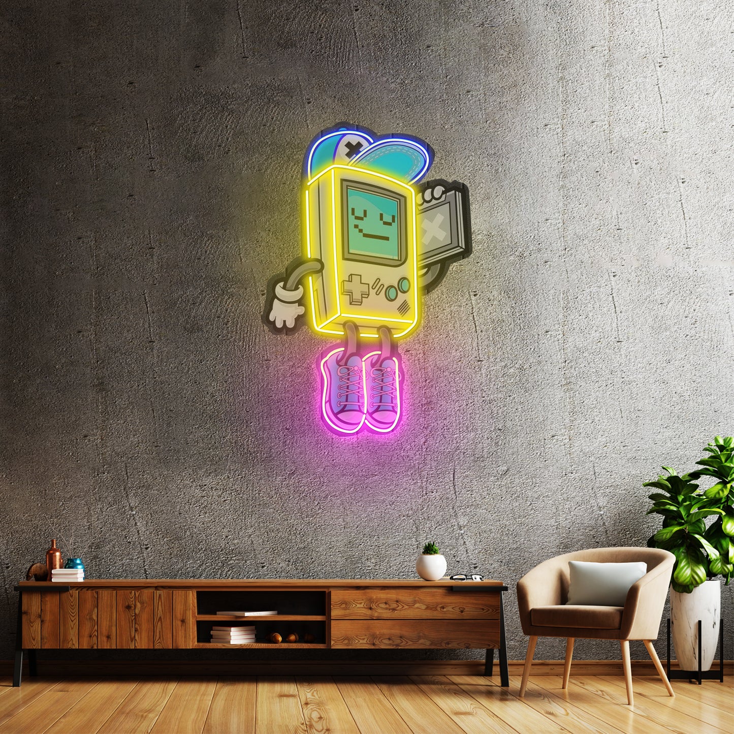 Gameboy Custom Led Signs Artwork For Sale