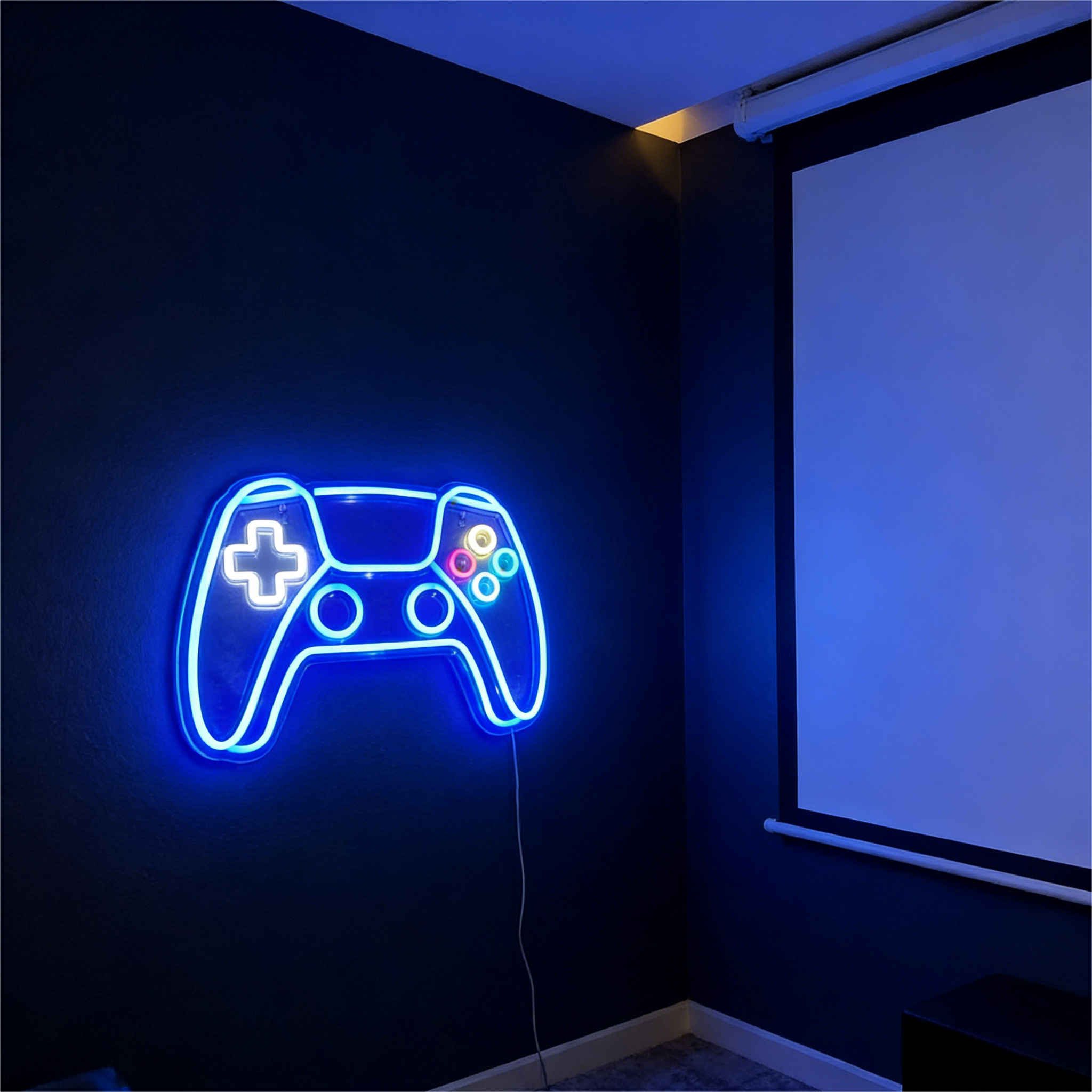 Gaming Neon Sign for Christmas Gifts  Game Zone and Wall Decor