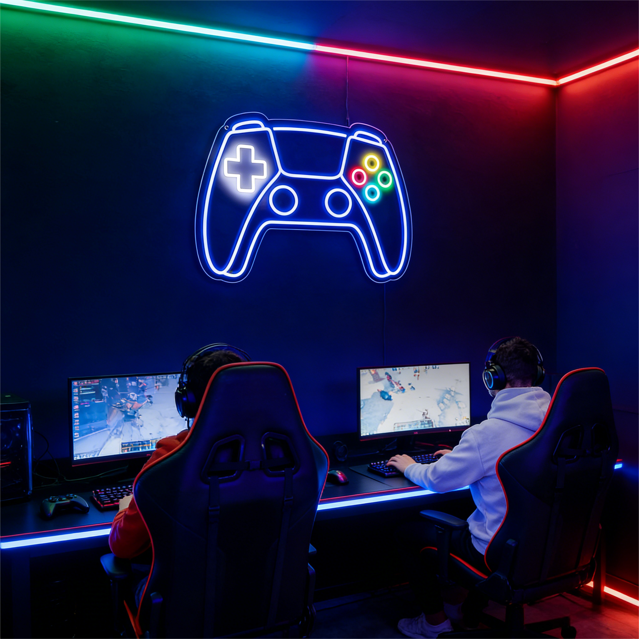 Gaming Neon Sign for Christmas Gifts  Game Zone and Wall Decor