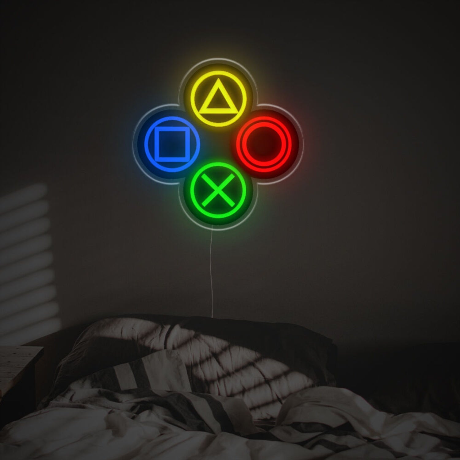 Gamepad Buttons Signs Led Neon Acrylic Artwork | Shineneon