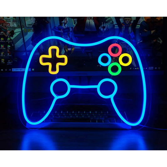 Gamepad Controller Led Sign Business Neon Sign Wall Decor