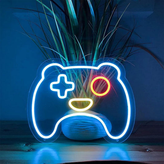 Gamepad Controller Led Sign Business Neon Signs Wall Art