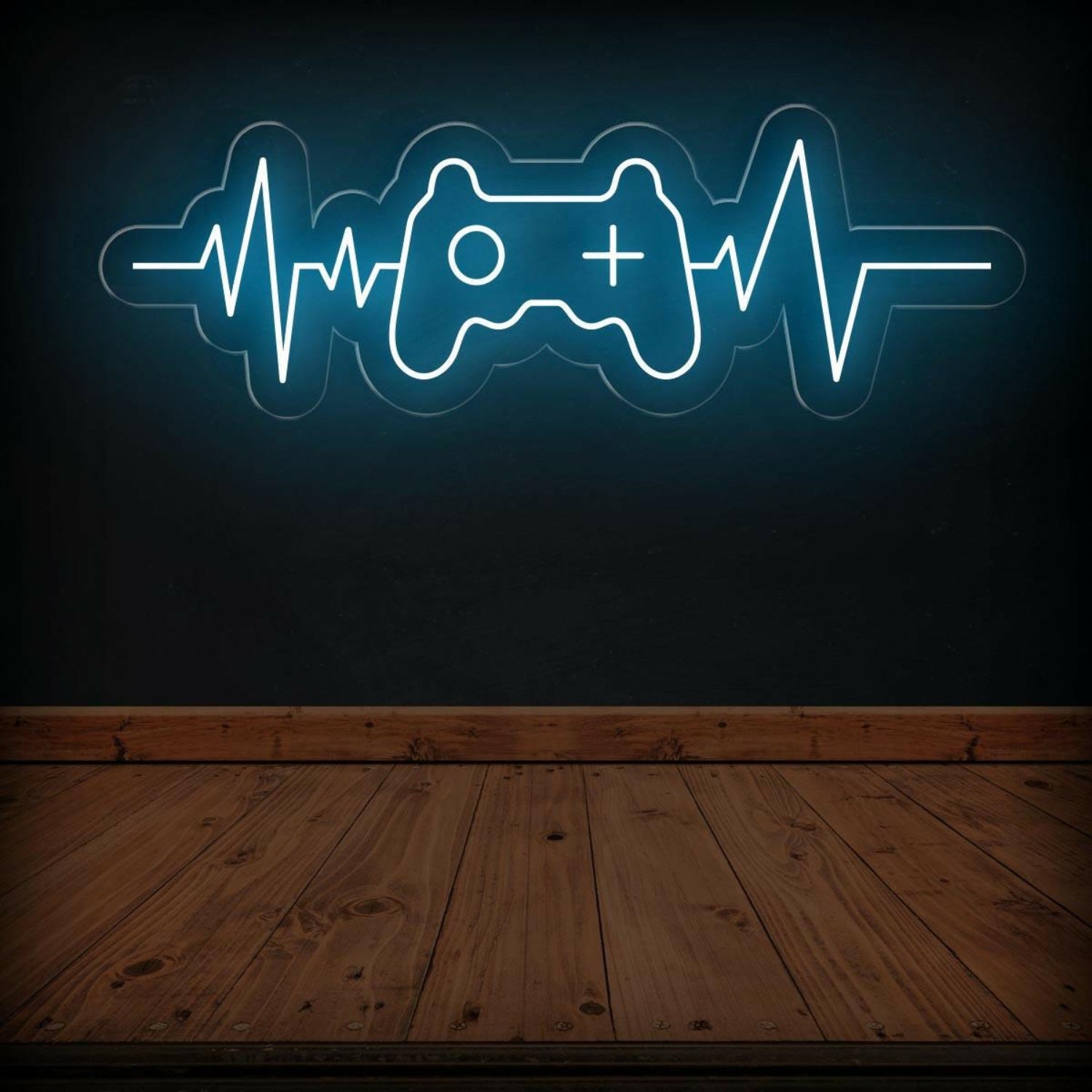 Gamer Heartbeat Controller Ecg Led Neon Sign For Gaming Room Decor | Shineneon