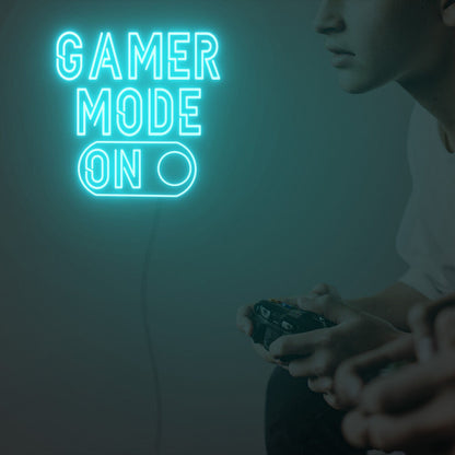 Gamer Mode On Led Neon Sign Custom Led Neon Sign Lights | Shineneon