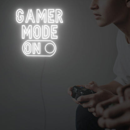 Gamer Mode On Led Neon Sign Custom Led Neon Sign Lights | Shineneon