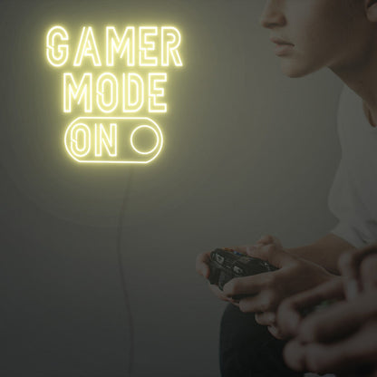 Gamer Mode On Led Neon Sign Custom Led Neon Sign Lights | Shineneon