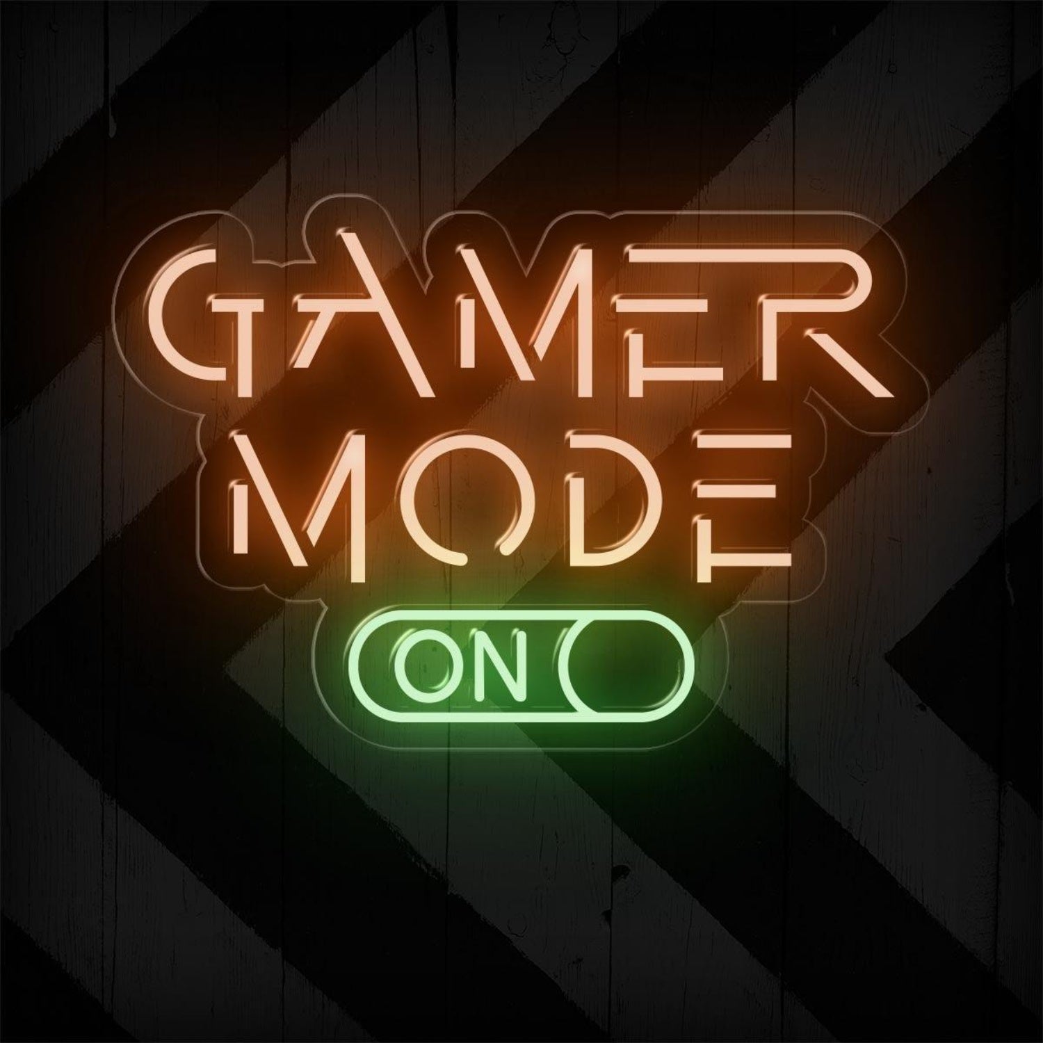 Gamer Mode On Switch Design Led Neon Sign For Gaming Room Decor | Shineneon