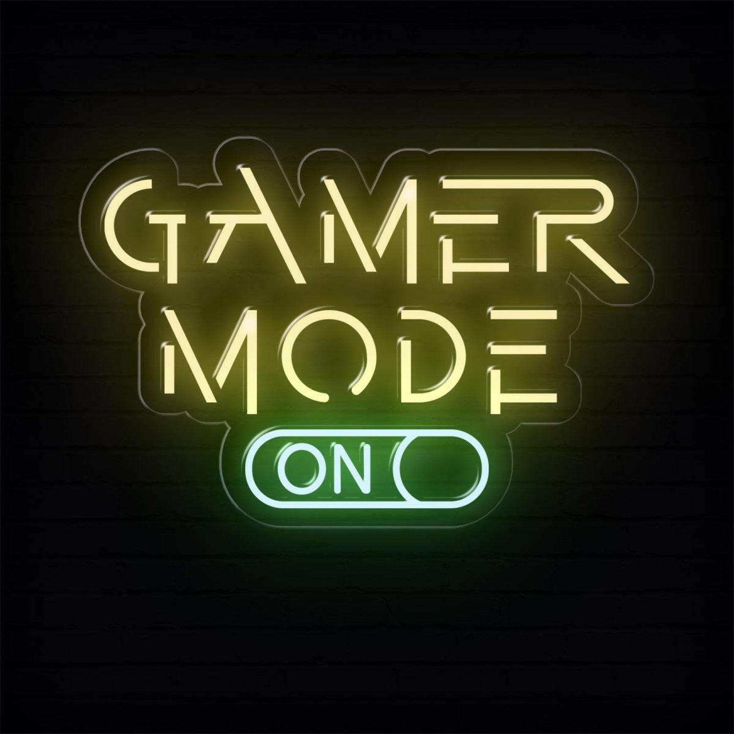 Gamer Mode On Switch Design Led Neon Sign For Gaming Room Decor | Shineneon