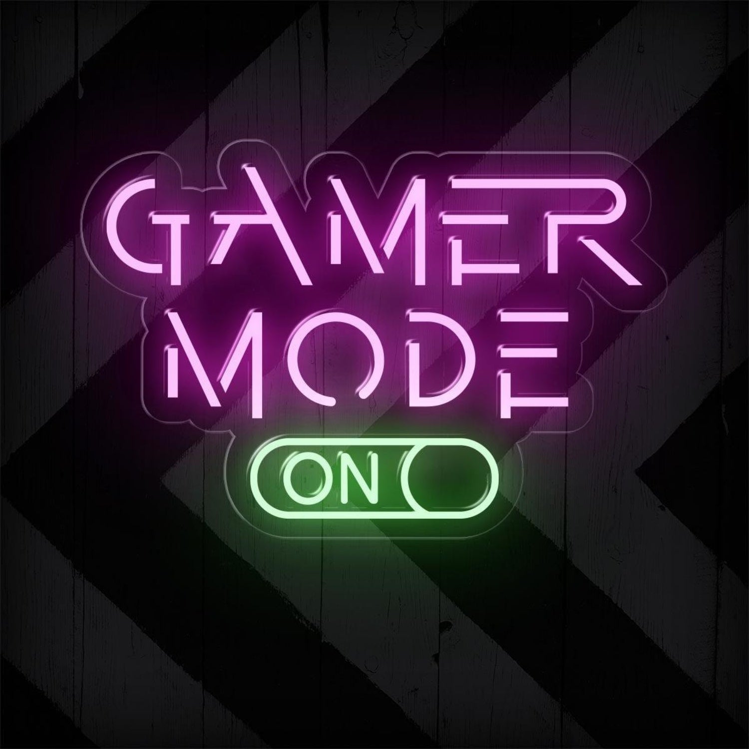 Gamer Mode On Switch Design Led Neon Sign For Gaming Room Decor | Shineneon