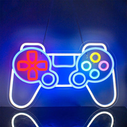 Gamer Multicolor Retro Game Controller Led Neon Sign For Gaming Room Man Cave | Shineneon
