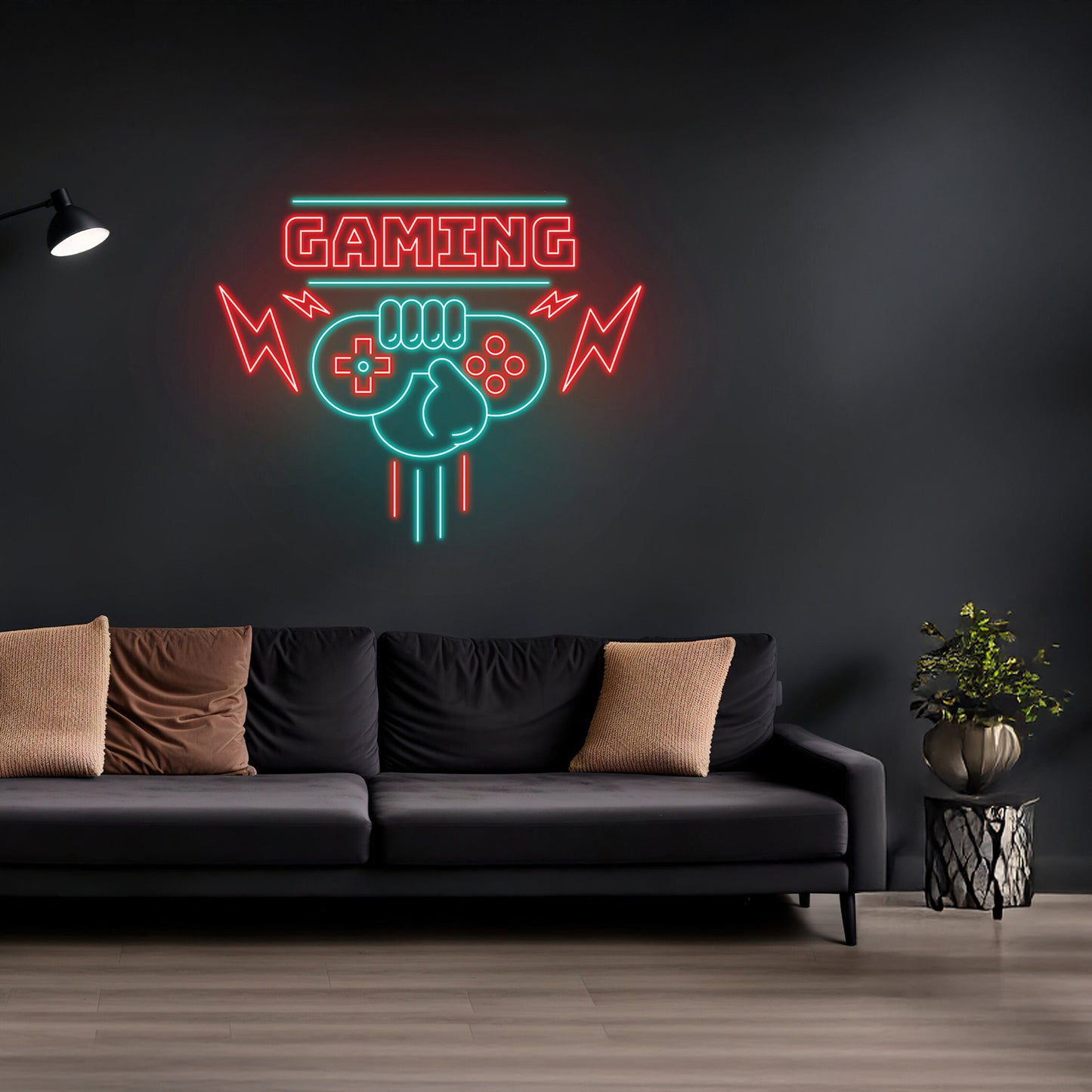 Gameroom Controller Led Sign Gaming Led Sign Wall Decor