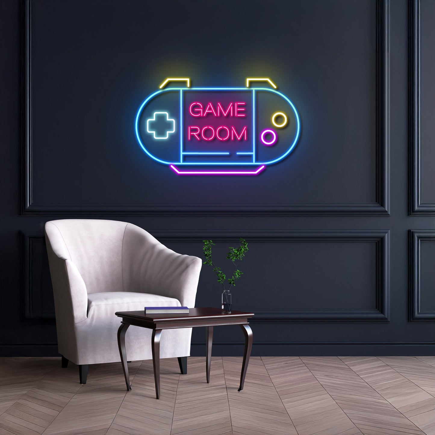 Gameroom Controller Led Sign Wall Decor