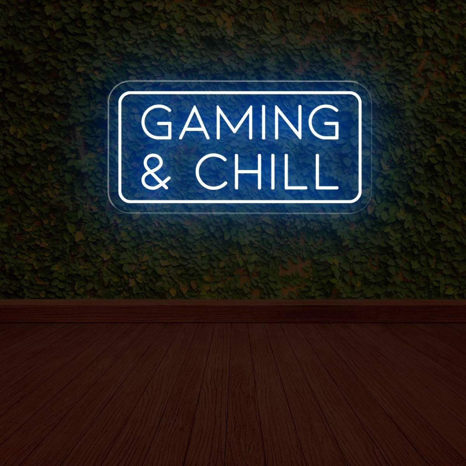 Gaming Chill Blue Glow Led Neon Sign For Modern Game Room Decor | Shineneon