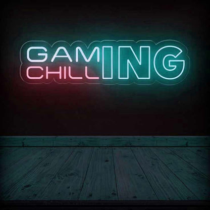 Gaming Chill Game Room Decor Led Neon Sign - Shineneon