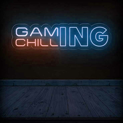 Gaming Chill Game Room Decor Led Neon Sign - Shineneon