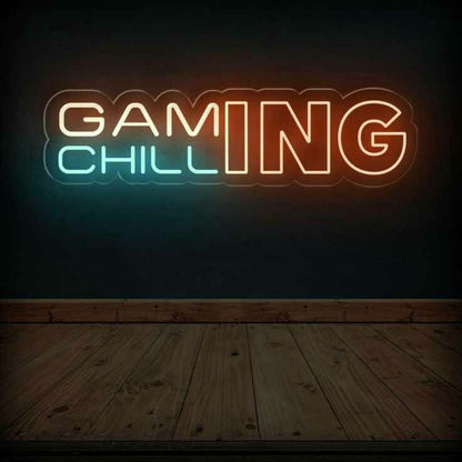 Gaming Chill Game Room Decor Led Neon Sign - Shineneon