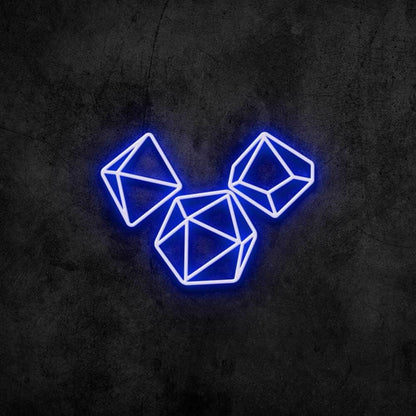 Gaming Dice Led Neon Sign For Gaming And Fun Spaces | Shineneon