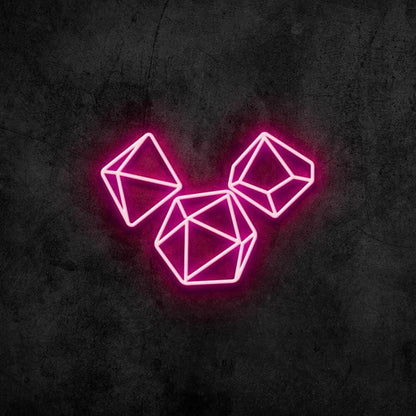 Gaming Dice Led Neon Sign For Gaming And Fun Spaces | Shineneon