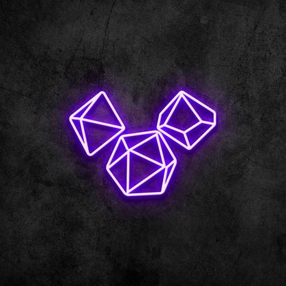 Gaming Dice Led Neon Sign For Gaming And Fun Spaces | Shineneon