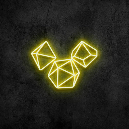 Gaming Dice Led Neon Sign For Gaming And Fun Spaces | Shineneon
