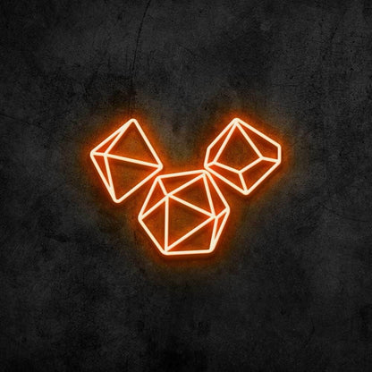 Gaming Dice Led Neon Sign For Gaming And Fun Spaces | Shineneon