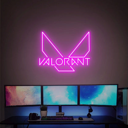 Gaming Haven Valorant Led Neon Sign Size And Colneon Lights - Shineneon