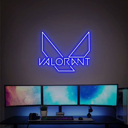 Gaming Haven Valorant Led Neon Sign Size And Colneon Lights - Shineneon