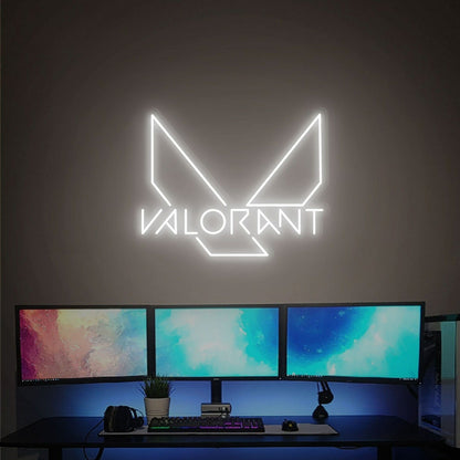 Gaming Haven Valorant Led Neon Sign Size And Colneon Lights - Shineneon