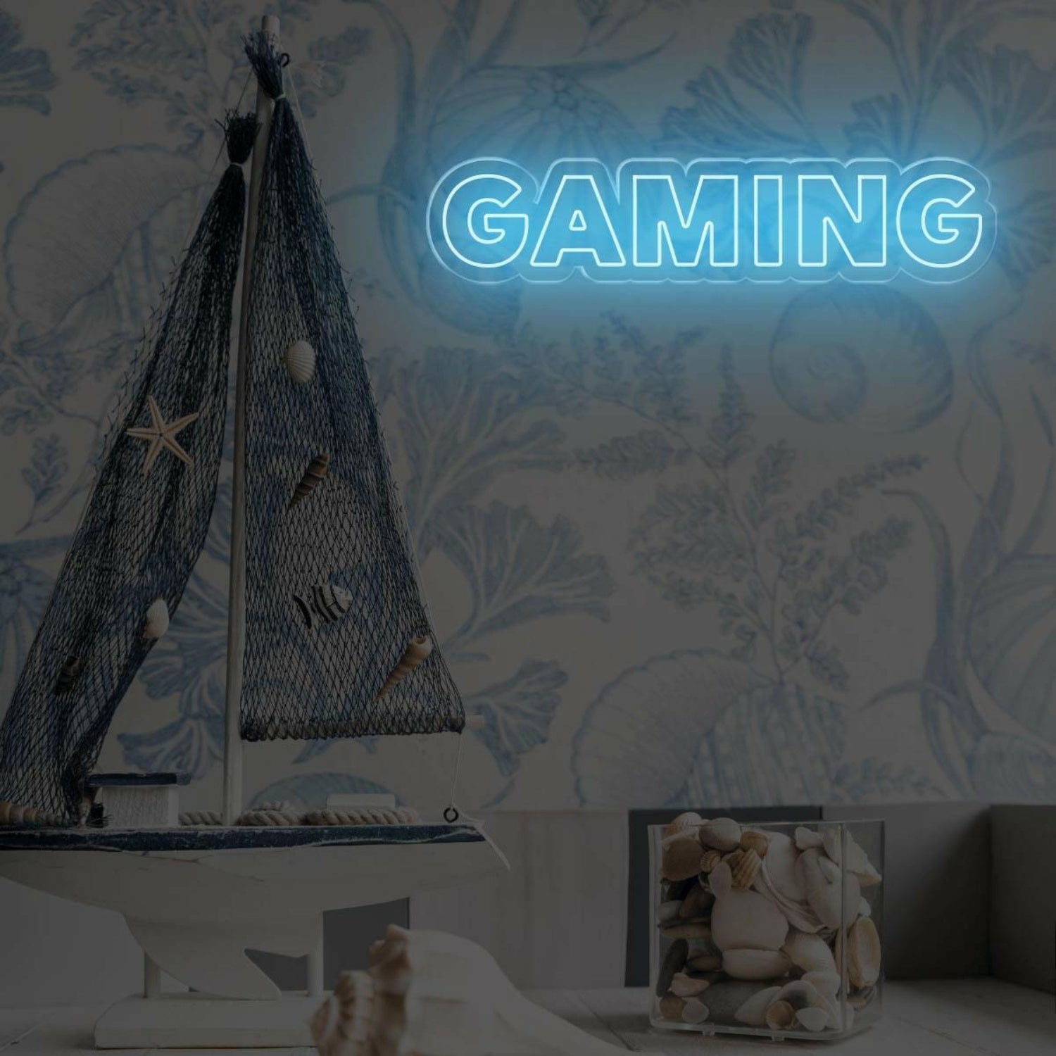 Gaming Led Neon Sign With Purple Glow For Gaming Room Wall Decor | Shineneon