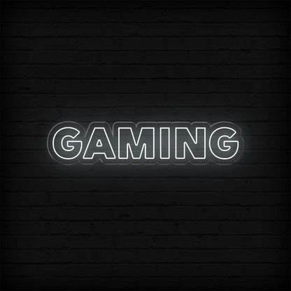 Gaming Led Neon Sign With Purple Glow For Gaming Room Wall Decor | Shineneon