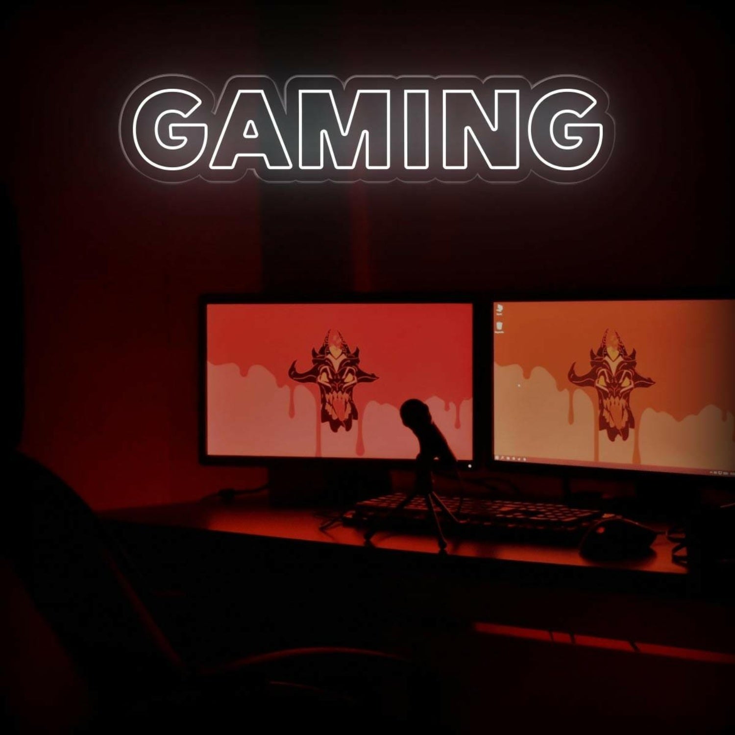 Gaming Led Neon Sign With Purple Glow For Gaming Room Wall Decor | Shineneon