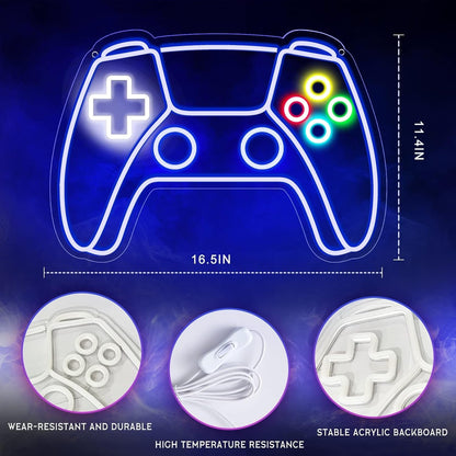 Gaming Neon Sign for Christmas Gifts Game Zone and Wall Decor - Shineneon