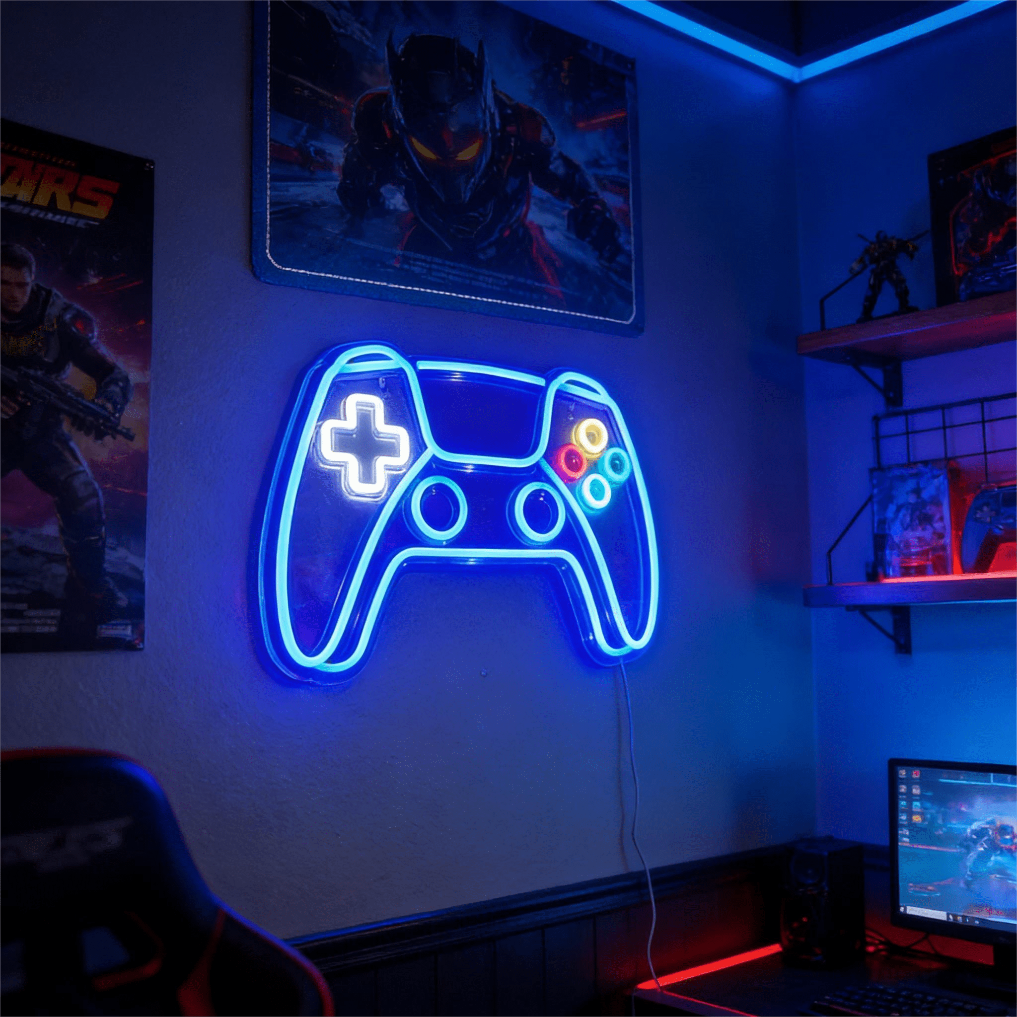Gaming Neon Sign for Christmas Gifts Game Zone and Wall Decor - Shineneon
