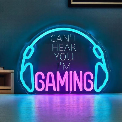 Gaming USB LED Neon Sign for Bar Game Room & Man Cave Wall Decor - Shineneon