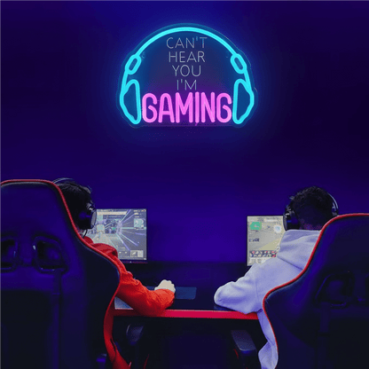 Gaming USB LED Neon Sign for Bar Game Room & Man Cave Wall Decor - Shineneon