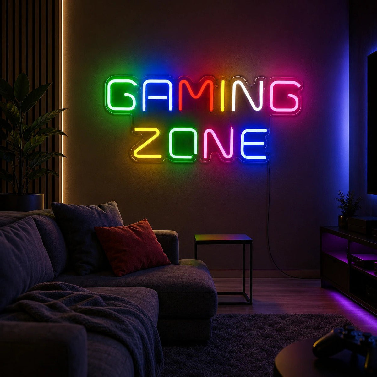 Gaming Zone LED Neon Sign Man Cave Neon Sign - Shineneon