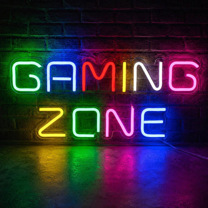 Gaming Zone LED Neon Sign Man Cave Neon Sign - Shineneon